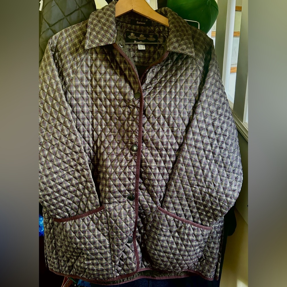 BARBOUR Woman’s Quilted Jacket Plaid/Tartan